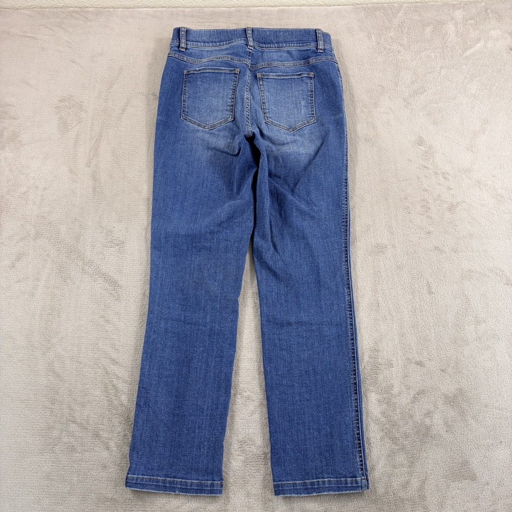 Spanx Straight Leg Jeans in Vintage Indigo Women Medium Tummy‎ Shaping - Picture 4 of 10